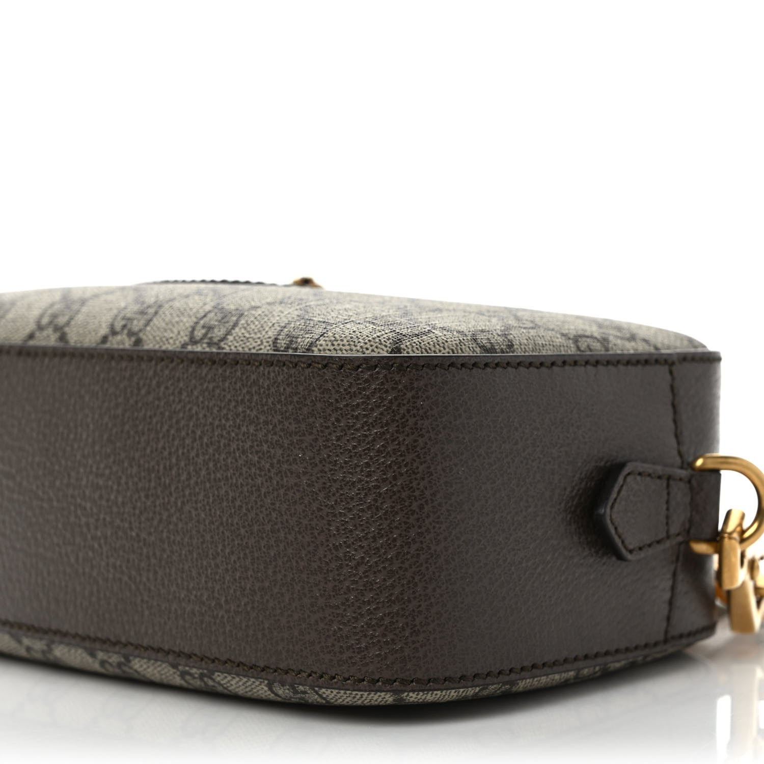 Gucci GG Supreme Monogram Web Neo Vintage Shoulder Bag Beige New Acero Crop 10 of 11