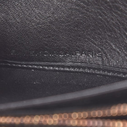 Balenciaga Agneau Giant 12 Rose Gold Hardware Continental Zip Around Wallet Black 8 of 8