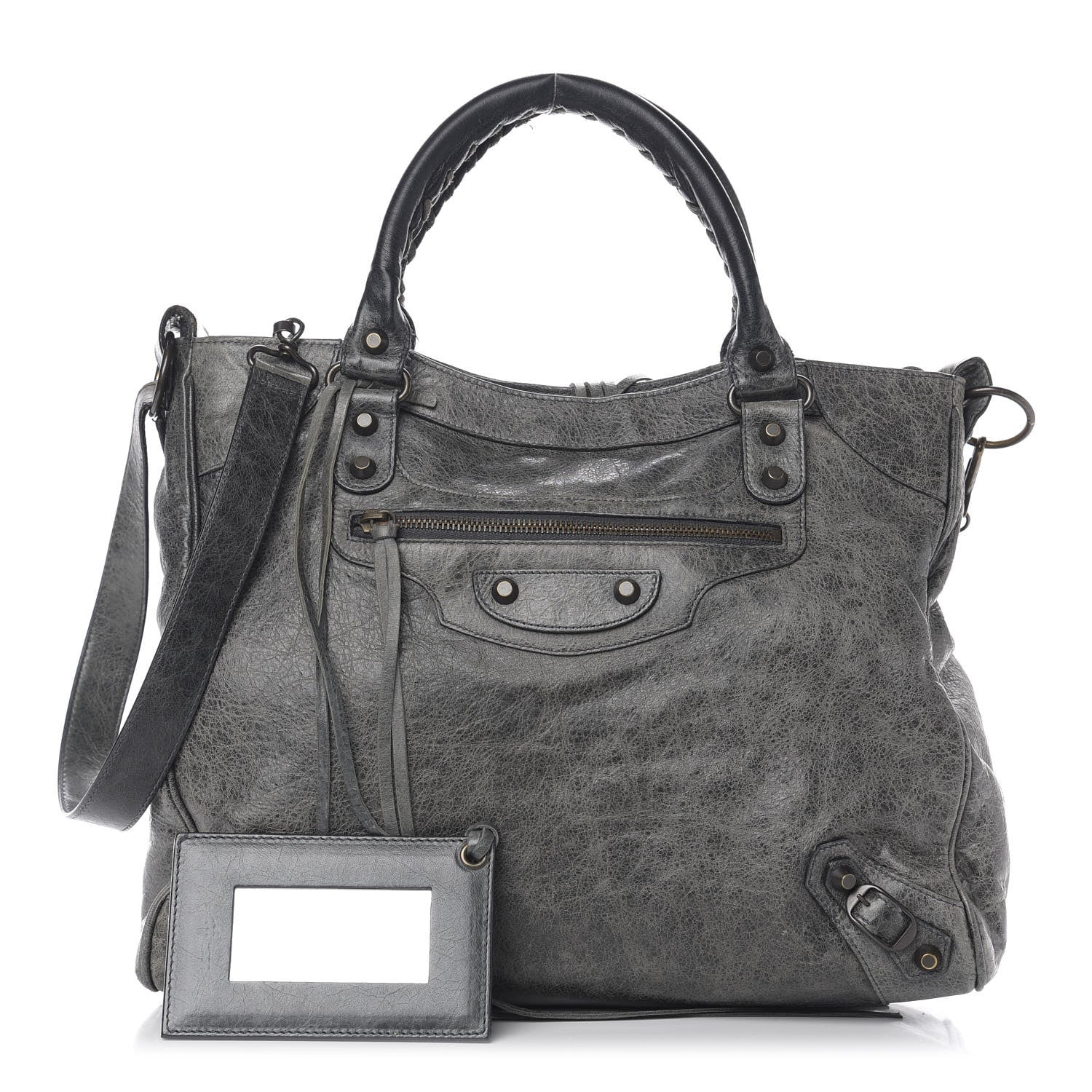 Balenciaga Agneau Classic Hardware Velo Anthracite 1 of 16