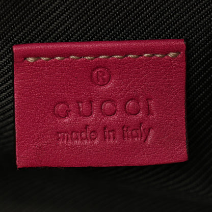 Gucci Metallic Guccissima Small Cosmetic Case Red 6 of 8