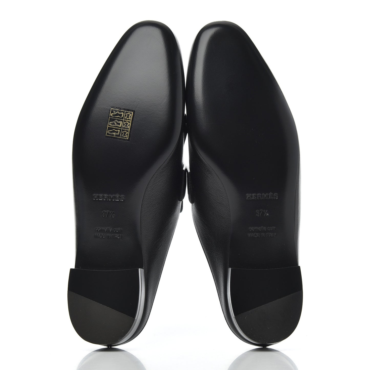 Goatskin Rivoli Mules 37.5 Black