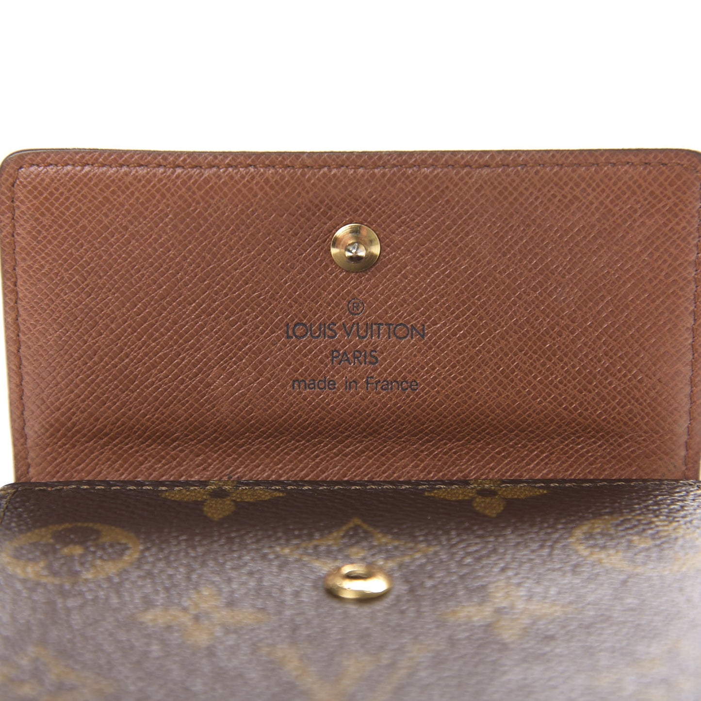 Monogram Porte-Monnaie Billets Cartes Credit Wallet