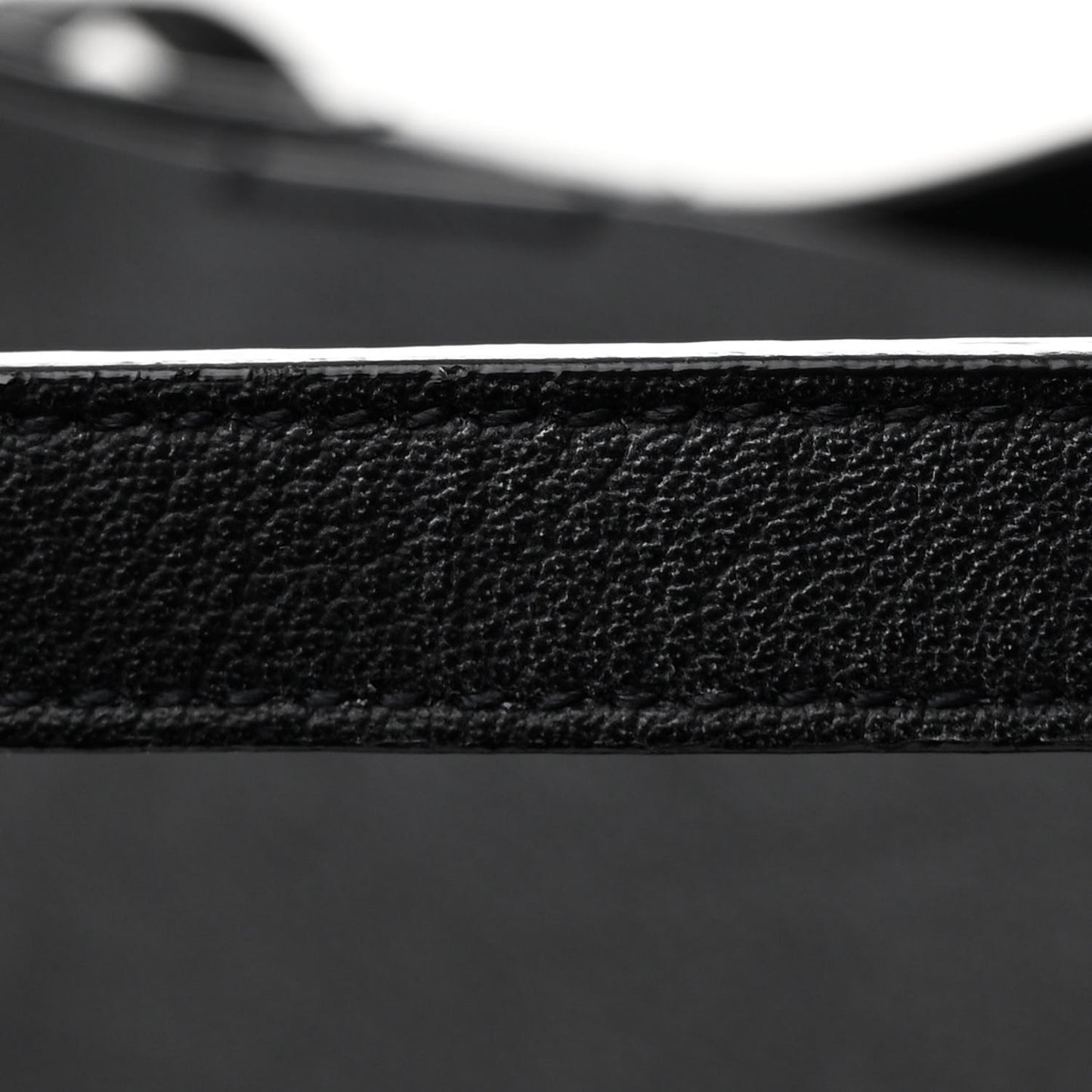 Calfskin Large Shopping Tote Black
