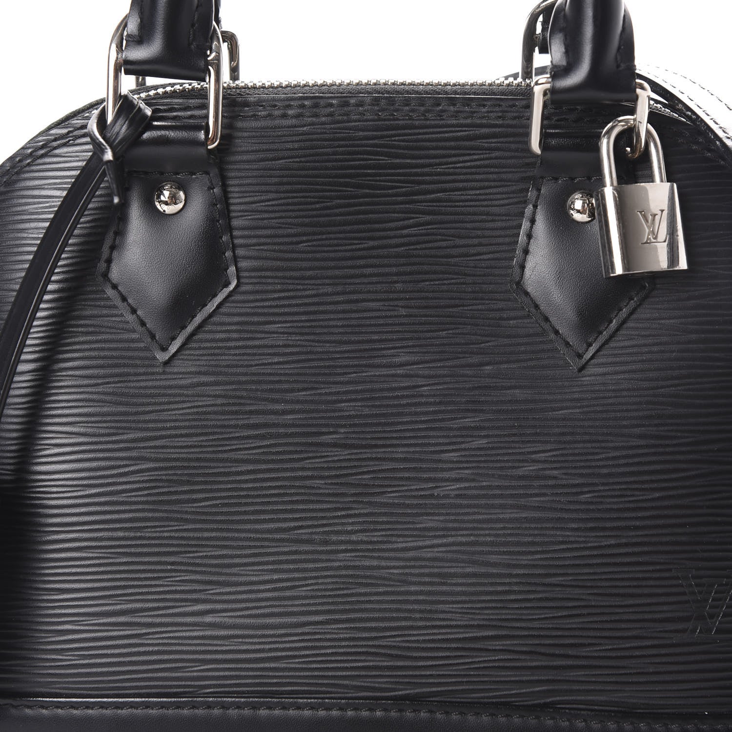 Louis Vuitton Epi Alma BB Black 7 of 11