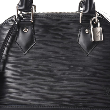 Louis Vuitton Epi Alma BB Black 7 of 11