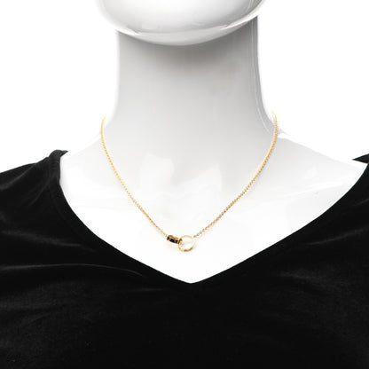 Cartier 18K Yellow Gold Interlocking LOVE Necklace 2 of 6