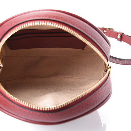 Gucci GG Supreme Monogram Web Flora Mini Ophidia Round Backpack Red 4 of 10