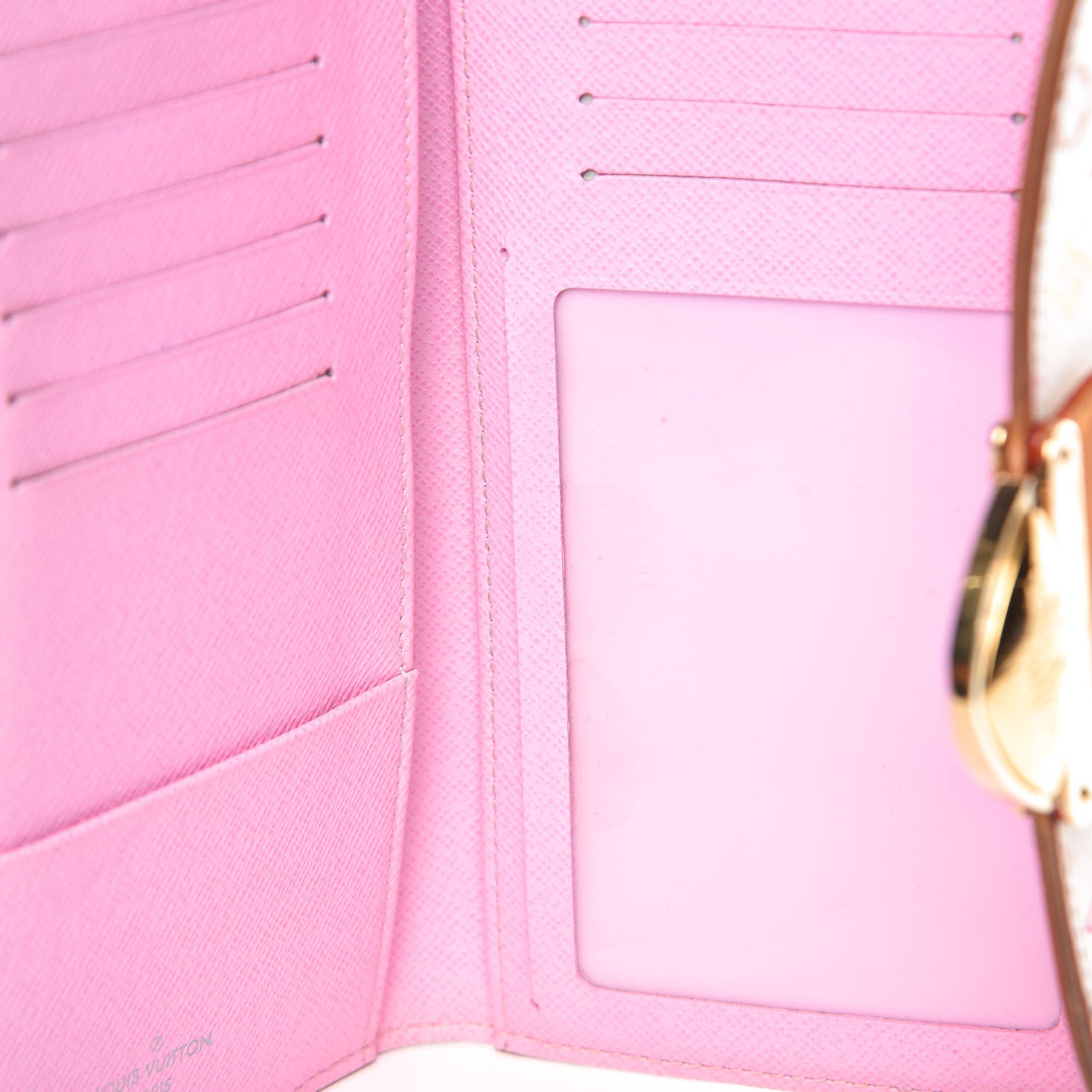 Louis Vuitton Monogram Multicolor Eugenie Wallet White Litchi 14 of 15