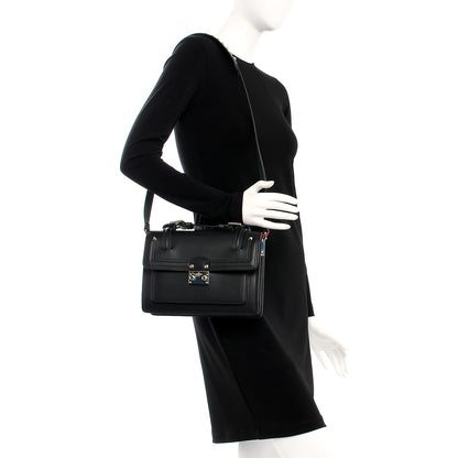 Valentino Garavani Vitello Medium Rockstud Cabana Top Handle Satchel Black 2 of 7