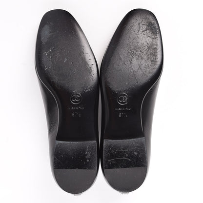 Chanel Lambskin CC Mocassin Loafers 37.5 Black 5 of 13
