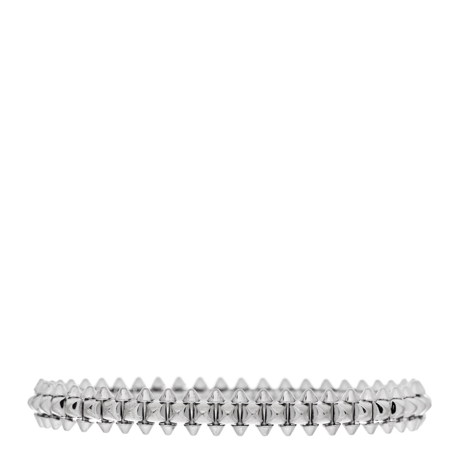 Cartier 18K White Gold Medium Clash De Cartier Bracelet 17 3 of 5