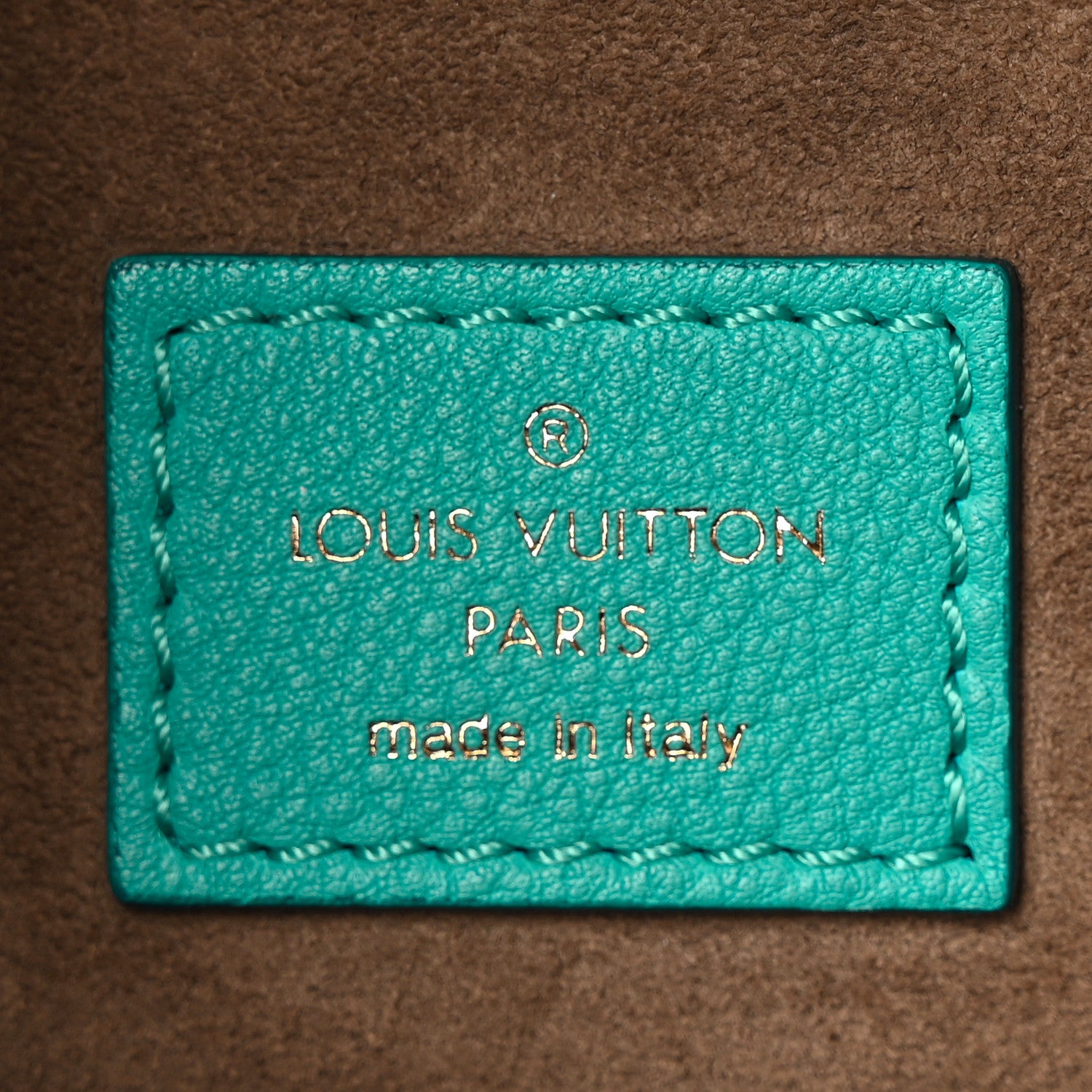 Louis Vuitton Calfskin Sofia Coppola SC Bag PM Turquoise 6 of 9