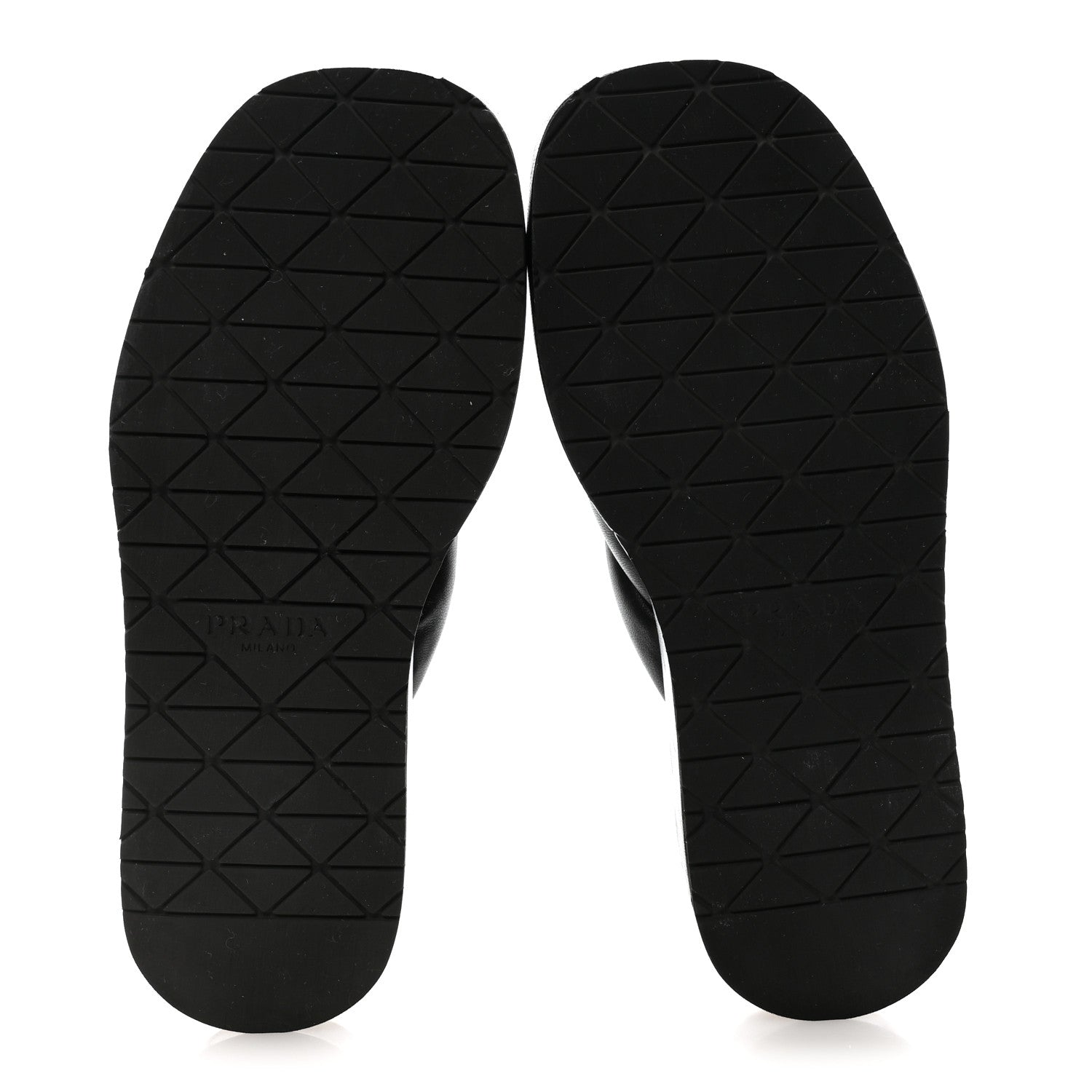 Prada Nappa Padded Blow 20mm Slingback Sandals 37.5 Black 6 of 9