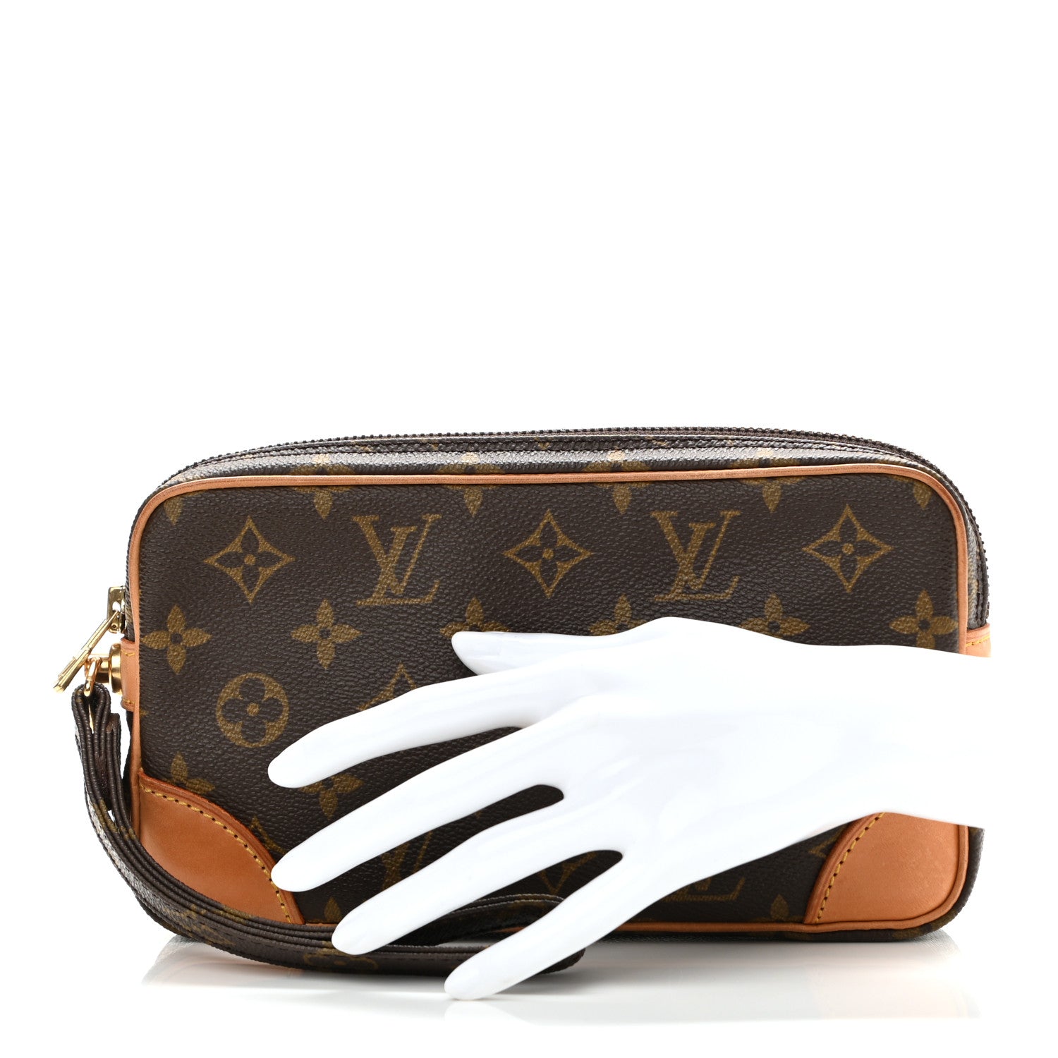 Louis Vuitton Monogram Pochette Marly Dragonne 22 2 of 8