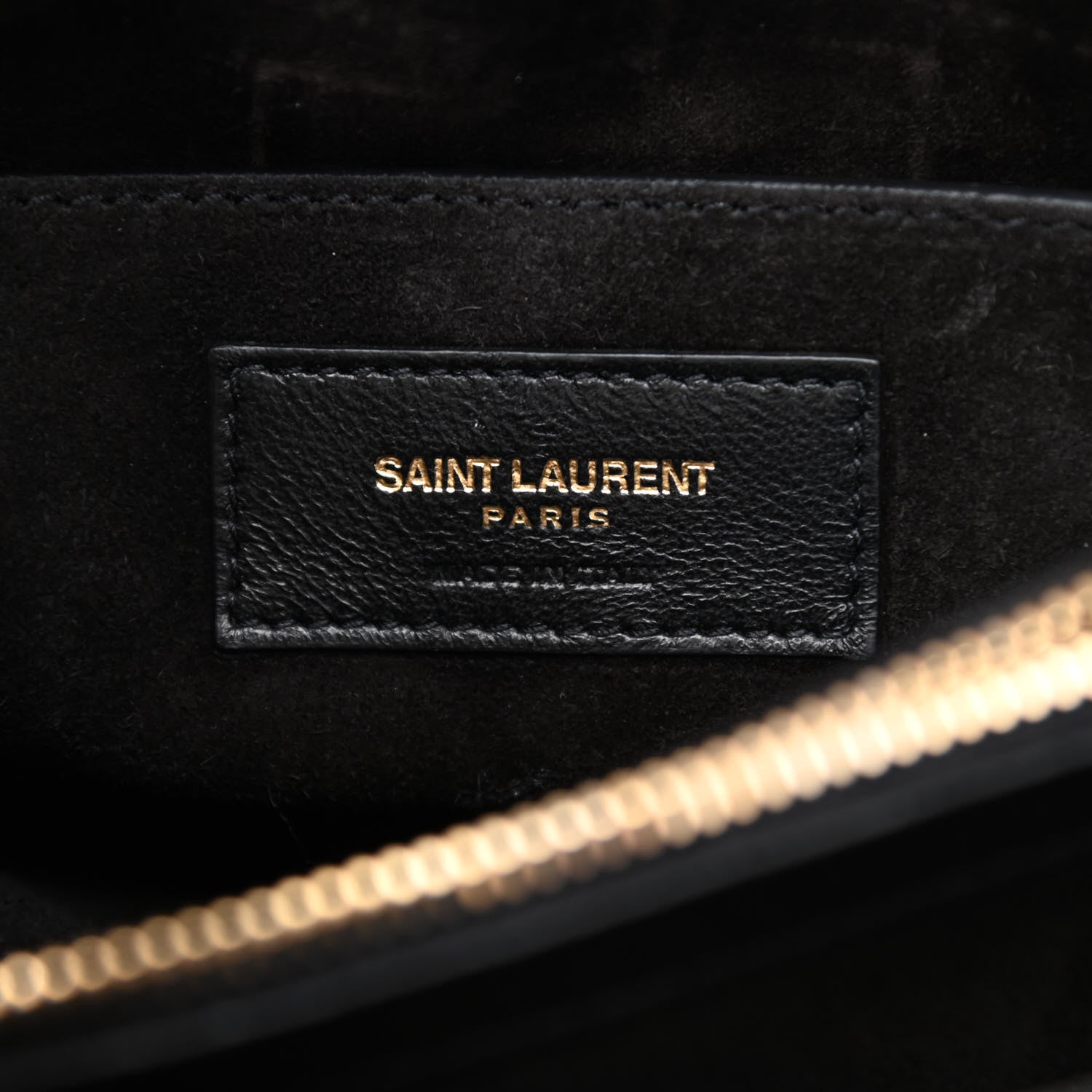 Saint Laurent Metallic Calfskin Y Quilted Small Loulou Monogram Chain Satchel Gold 7 of 11