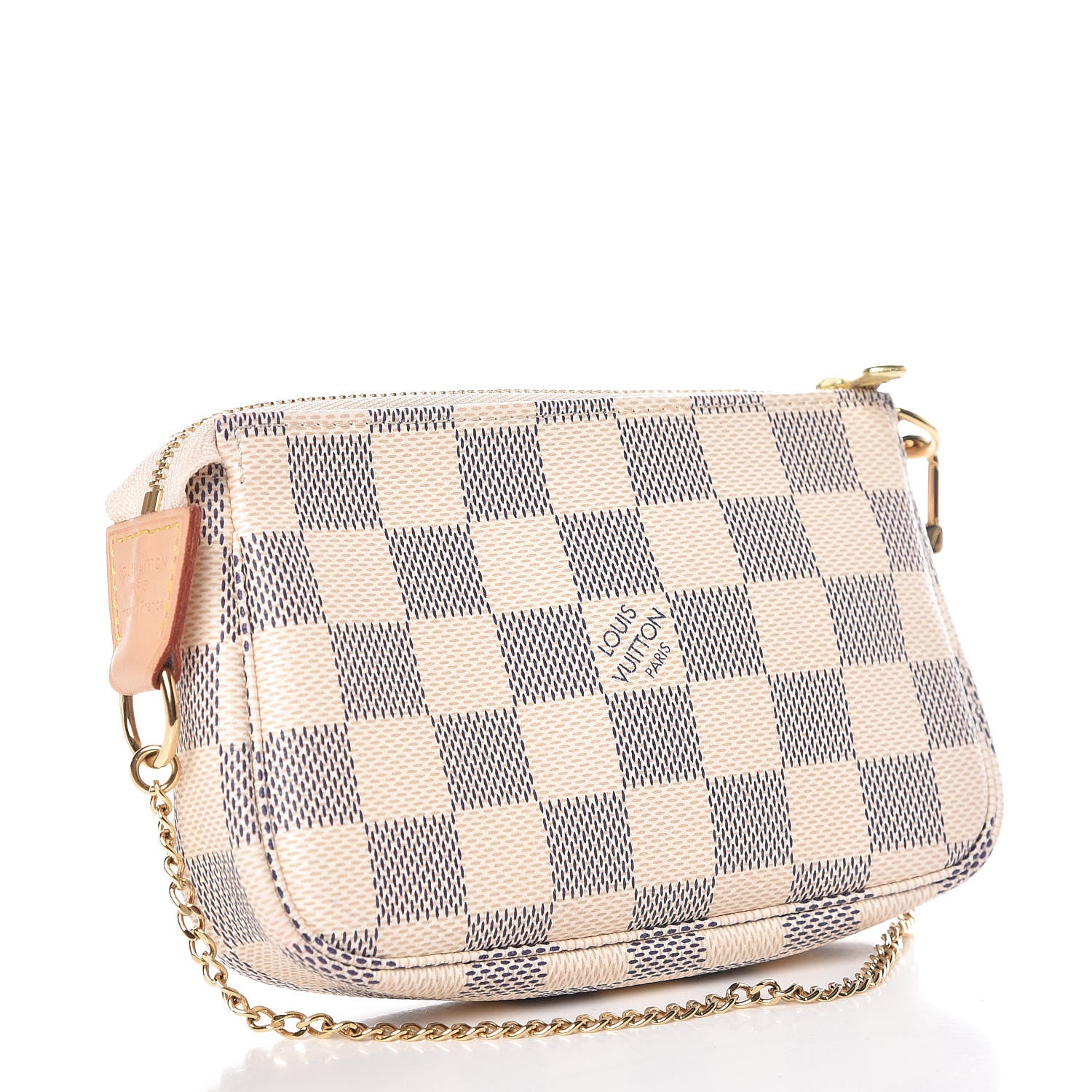 Louis Vuitton Damier Azur Mini Pochette Accessories 3 of 8
