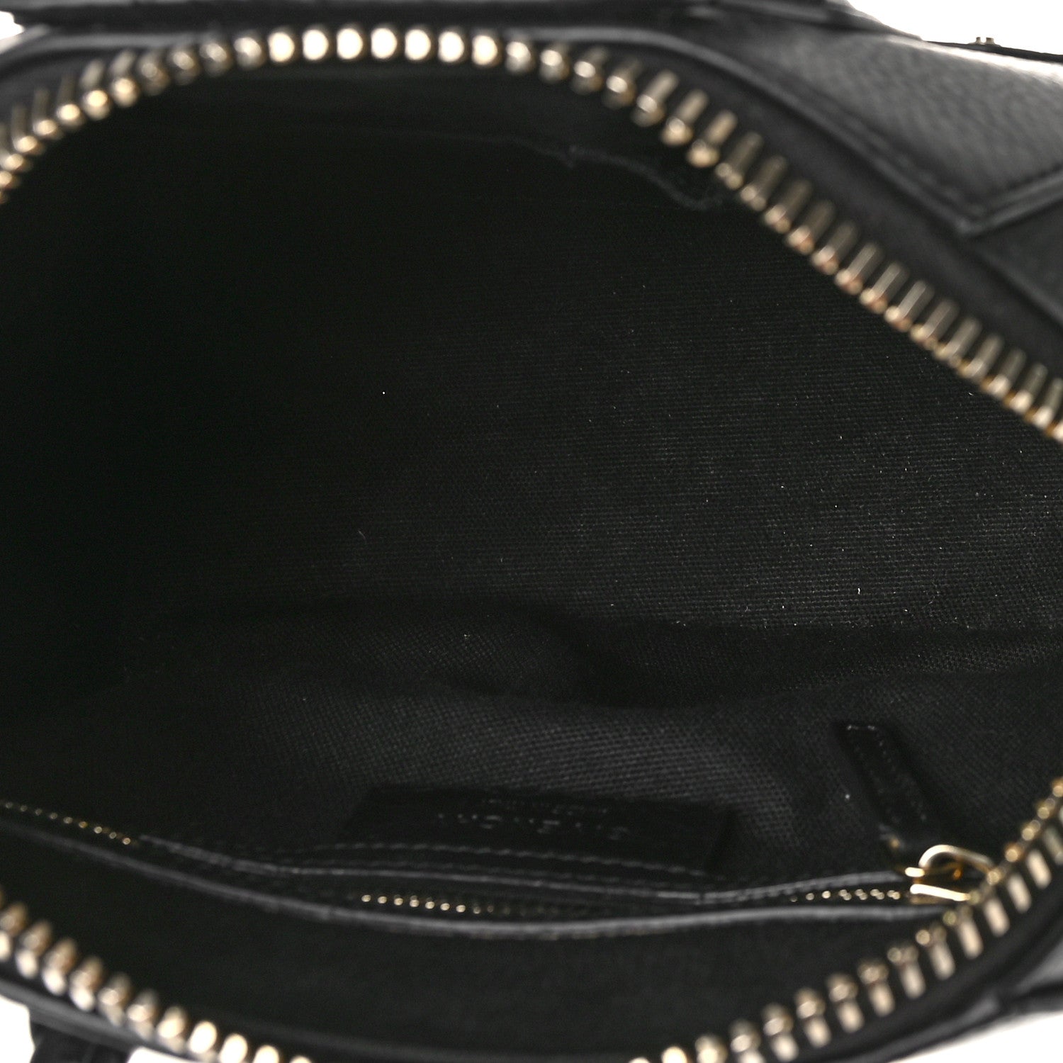 Givenchy Grained Calfskin Crocodile Embossed Mini Antigona Black 5 of 9
