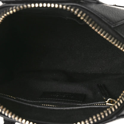 Givenchy Grained Calfskin Crocodile Embossed Mini Antigona Black 5 of 9