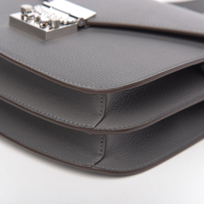 MCM Park Avenue Calfskin Small Patricia Crossbody Bag Charcoal 9 of 9