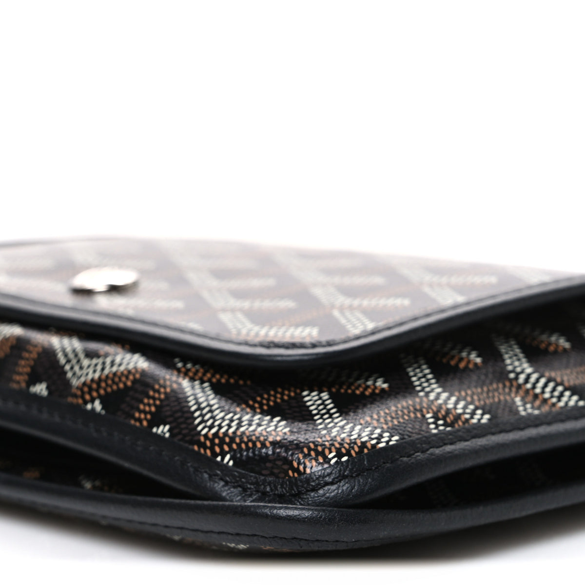 Goyardine Plumet Wallet Clutch Black
