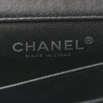 Chanel Patent Calfskin Chevron Quilted Extra Mini Flap Black 6 of 11