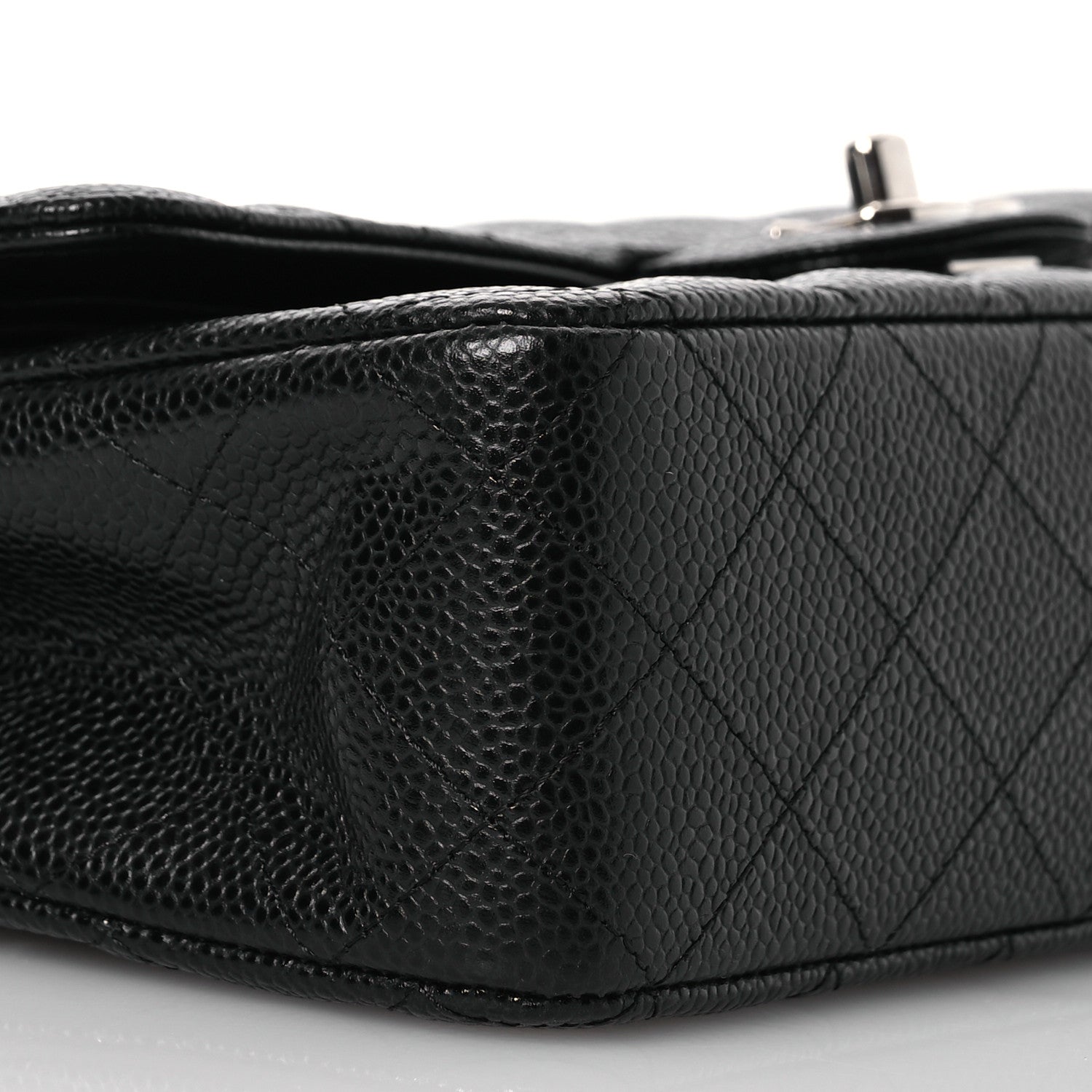 Chanel Caviar Quilted Medium Double Flap Black 9 of 14