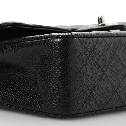Chanel Caviar Quilted Medium Double Flap Black 9 of 14