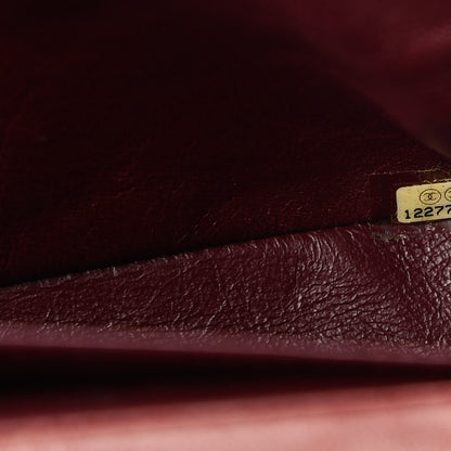 Chanel Lambskin Quilted East West Flap Dark Red 7 of 9