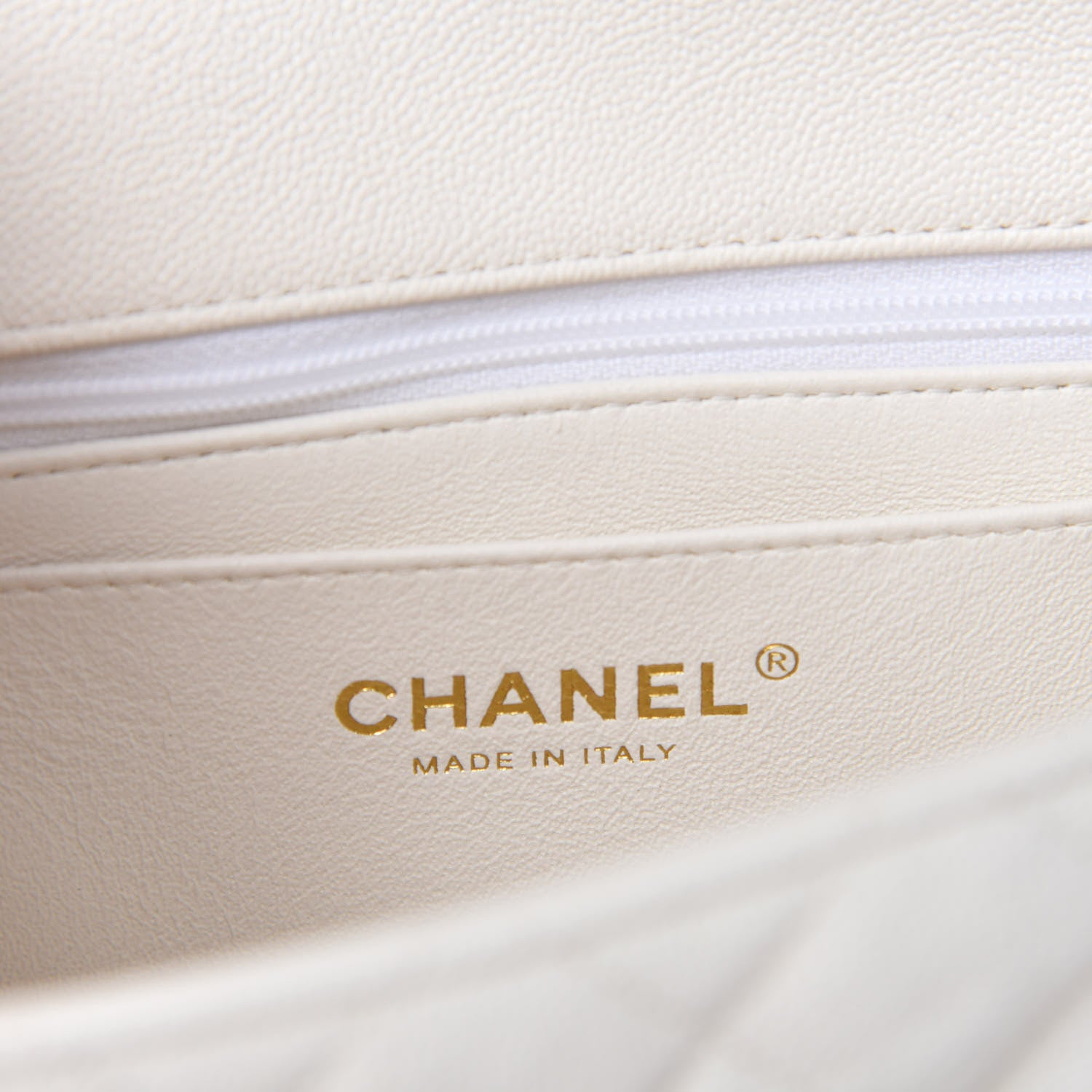 Chanel Caviar Quilted Mini Top Handle Rectangular Flap White 8 of 10