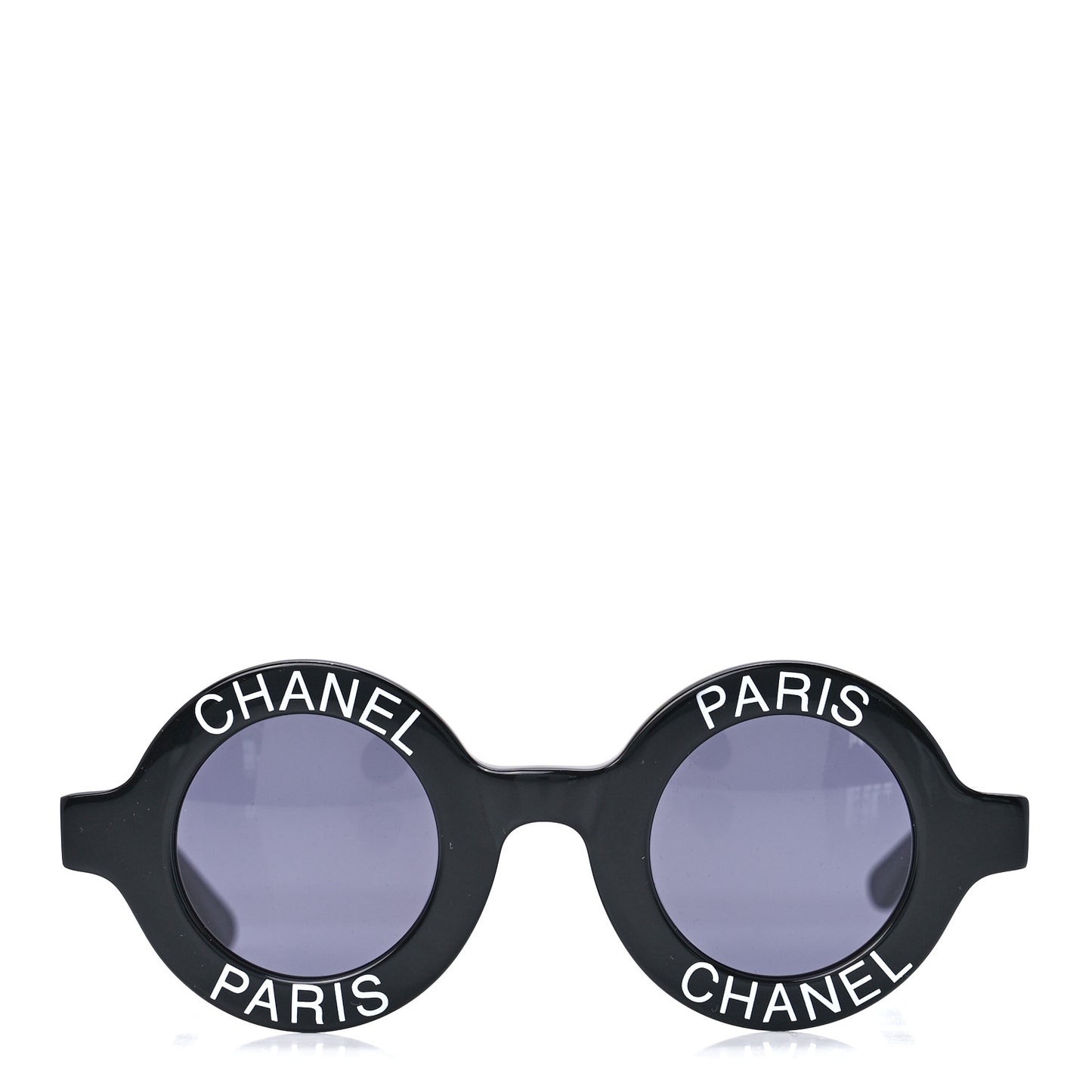 Round 01945 94305 Sunglasses Black White