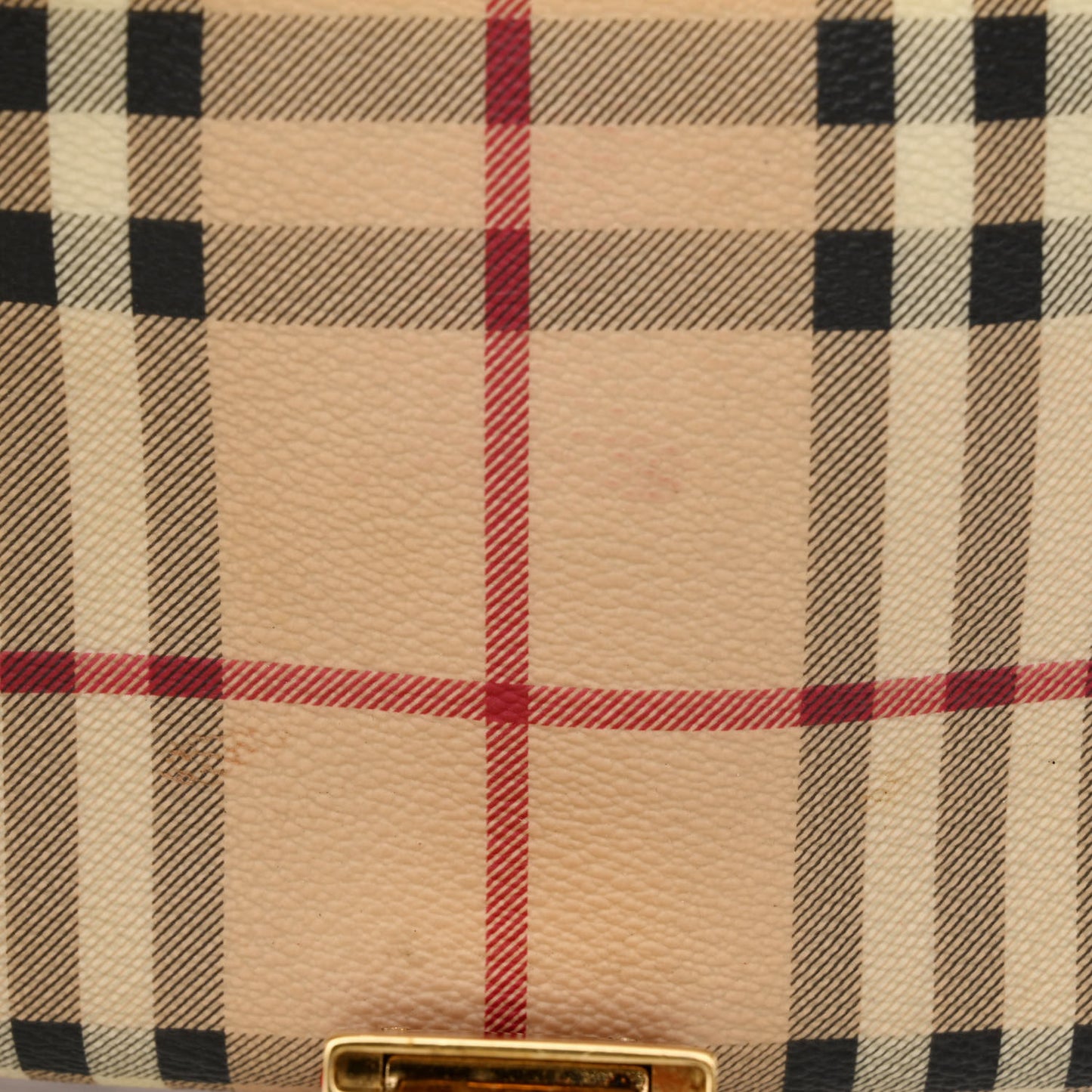 Haymarket Check Small Crossbody Clutch Bag Military Red