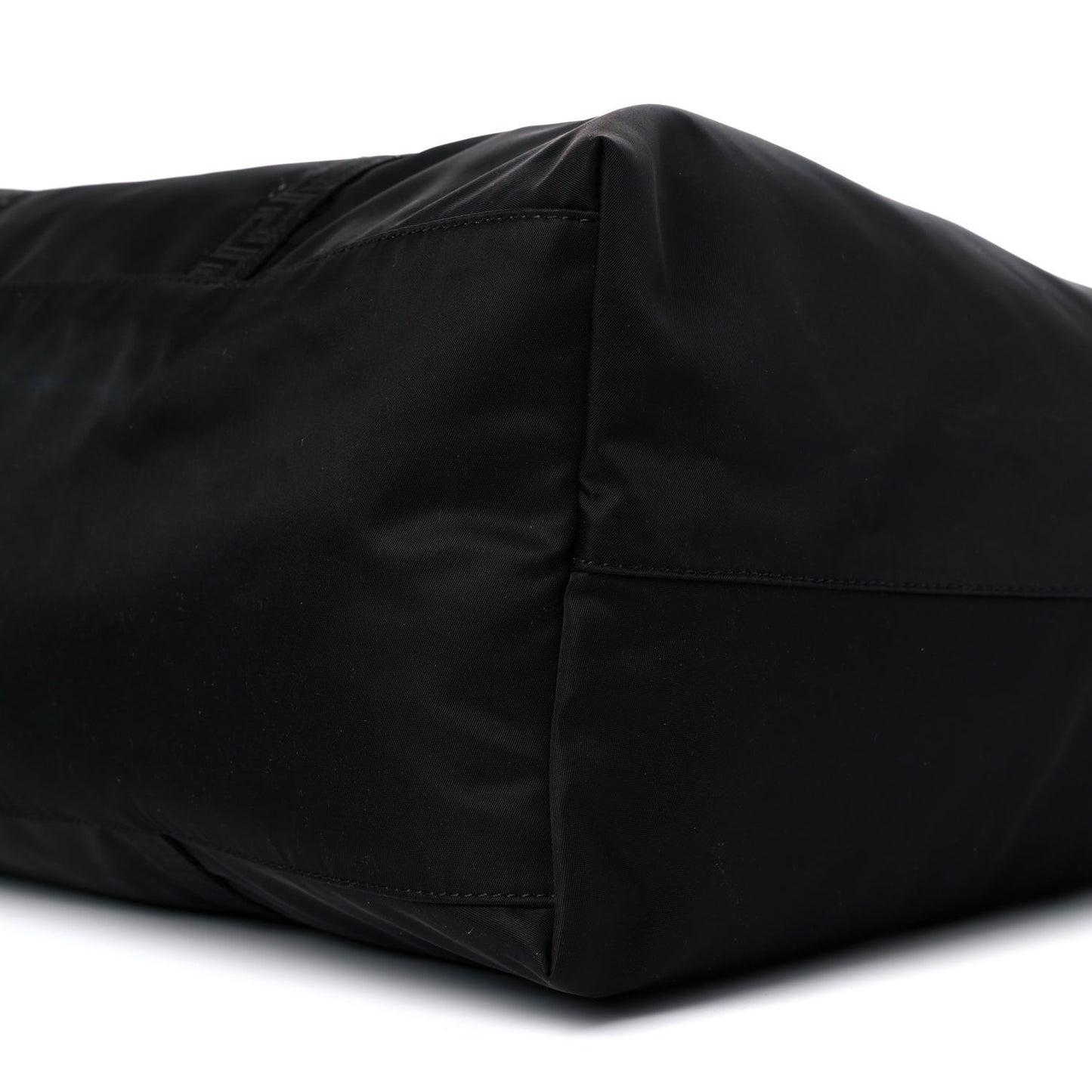Nylon La Greca Logo Tote Black