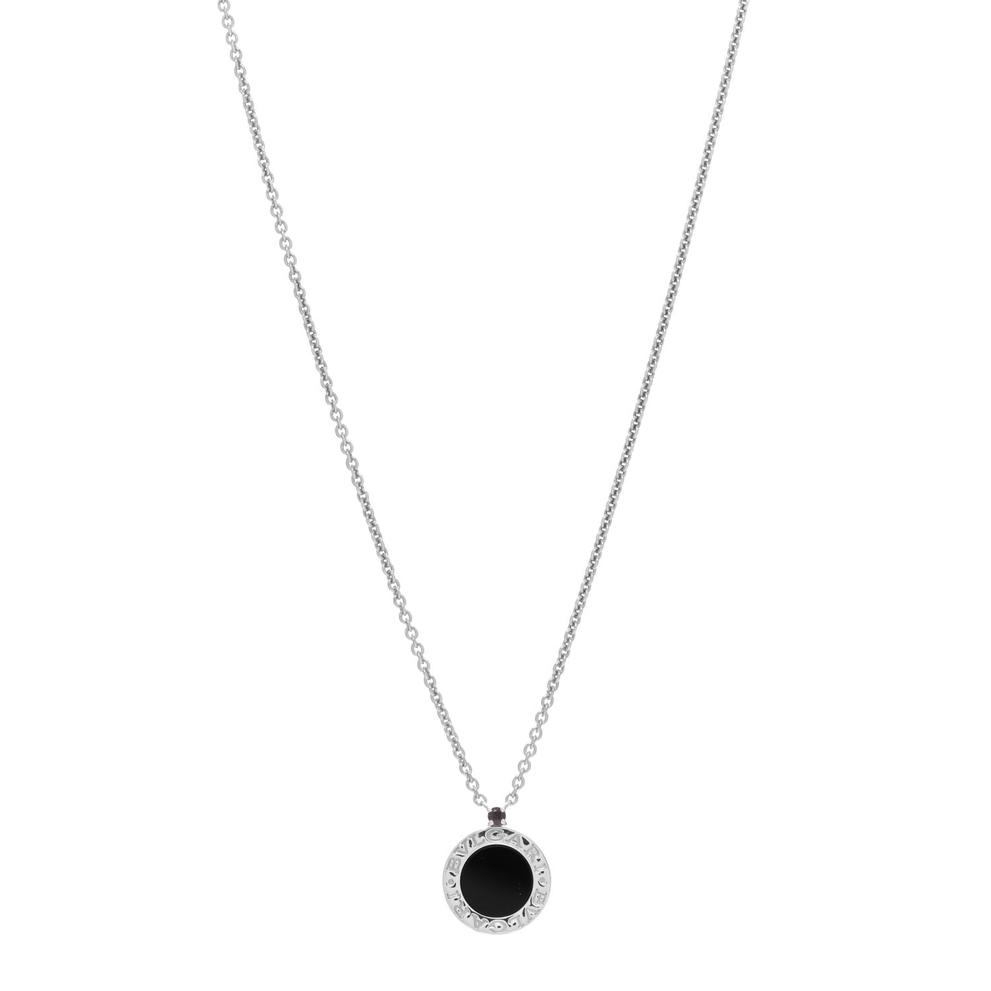 Sterling Silver Black Onyx Ruby Save The Children Anniversary Pendant Necklace