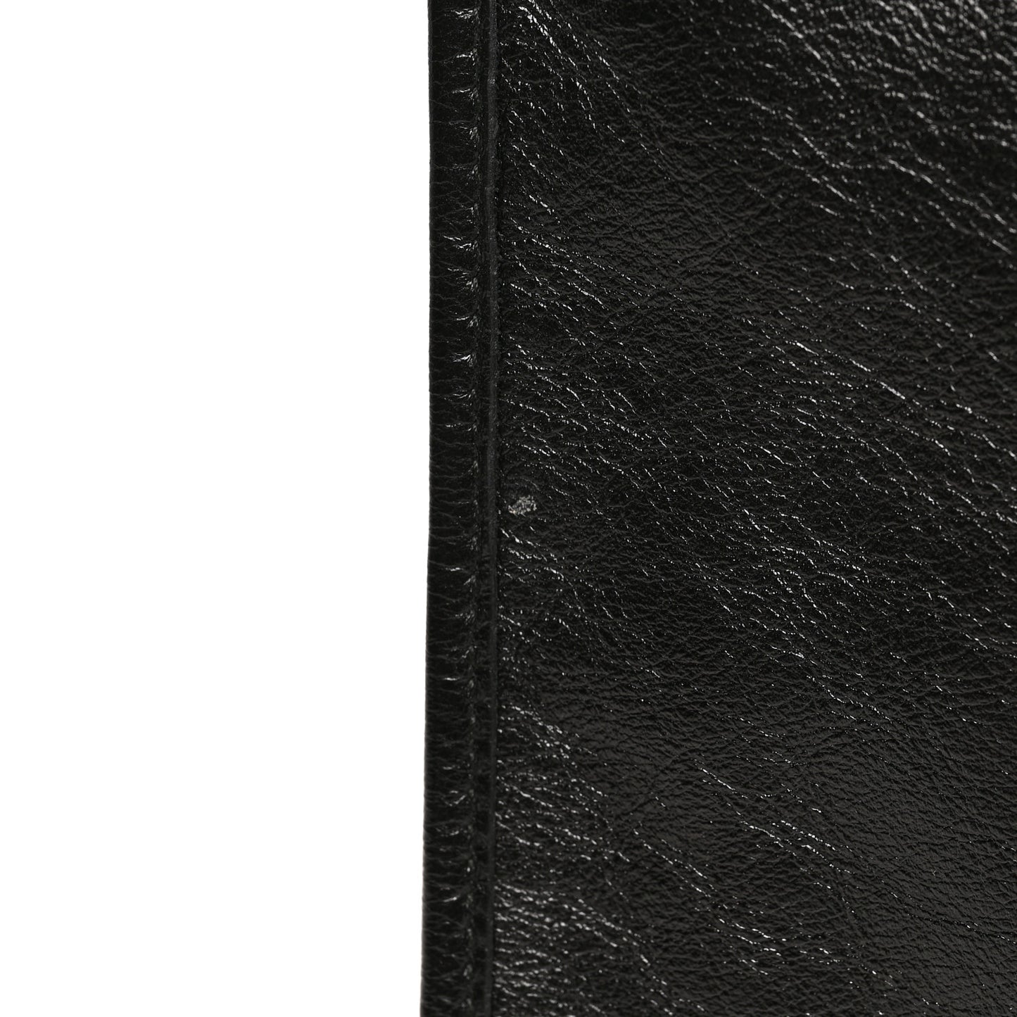 Calfskin Large Rajah Chain Tote Black