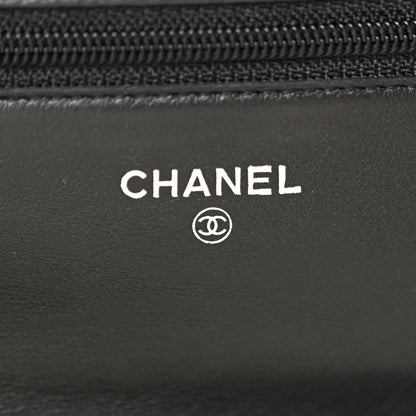 Chanel Caviar Timeless CC Wallet On Chain WOC Black 6 of 11