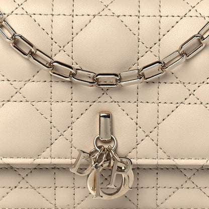 Christian Dior Lambskin Chain Lady My Dior Mini Chain Pouch Caramel Beige 8 of 10