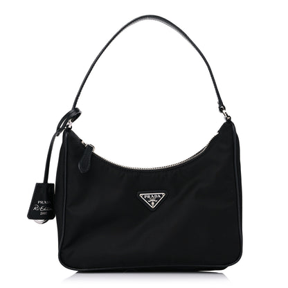 Prada Tessuto Nylon Saffiano Mini Re-Edition 2005 Bag Black 1 of 11