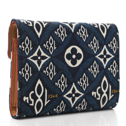 Louis Vuitton Jacquard Since 1854 Victorine Wallet Blue 3 of 8