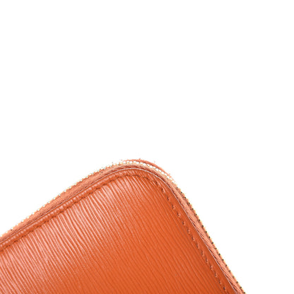 Prada Vitello Move Zip Around Wallet Papaya 9 of 9