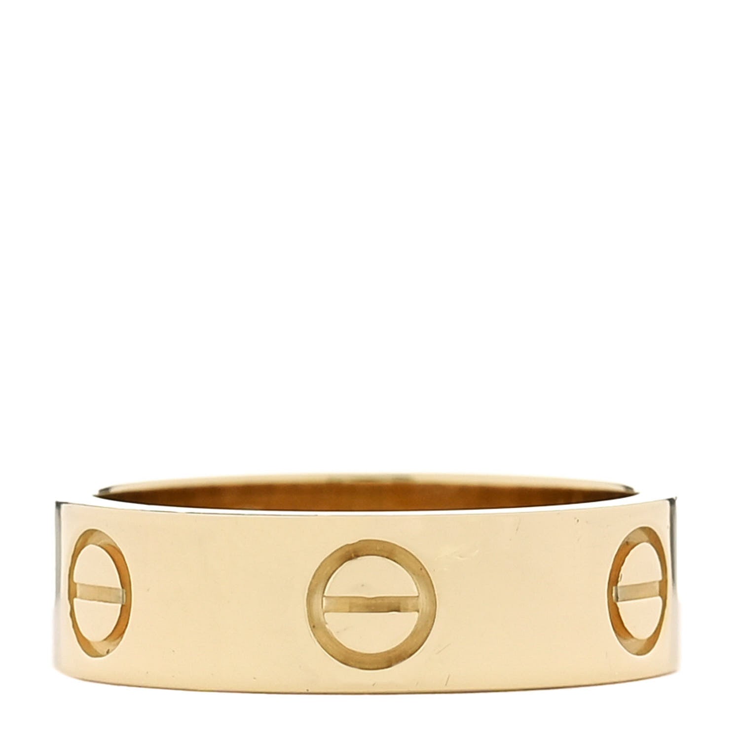 Cartier 18K Yellow Gold 5.5mm LOVE Ring 53 6.25 1 of 4