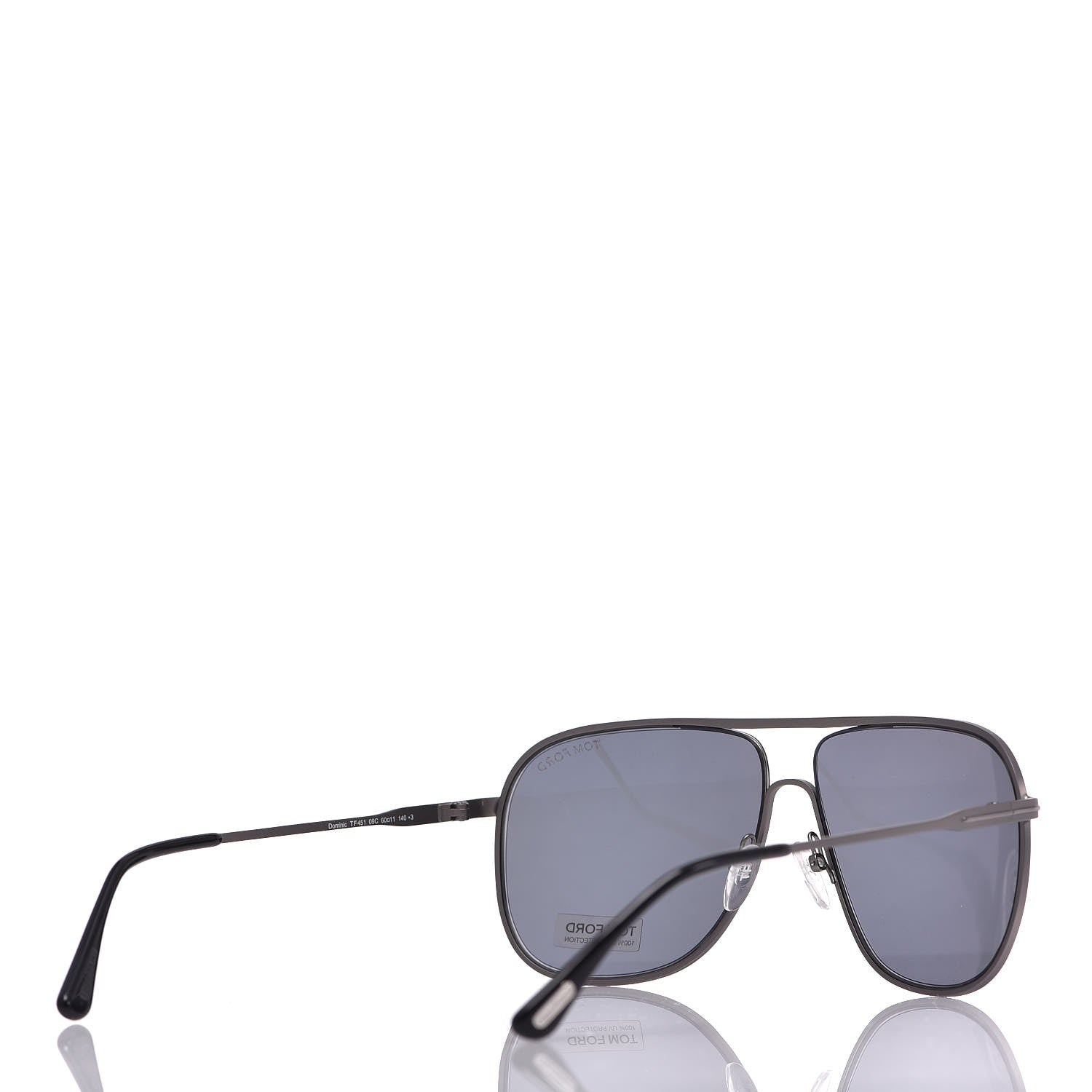 Tom Ford Dominic Aviator Sunglasses TF451 Silver 4 of 8