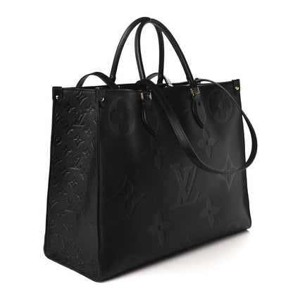 Louis Vuitton Empreinte Monogram Giant Onthego GM Black 3 of 8
