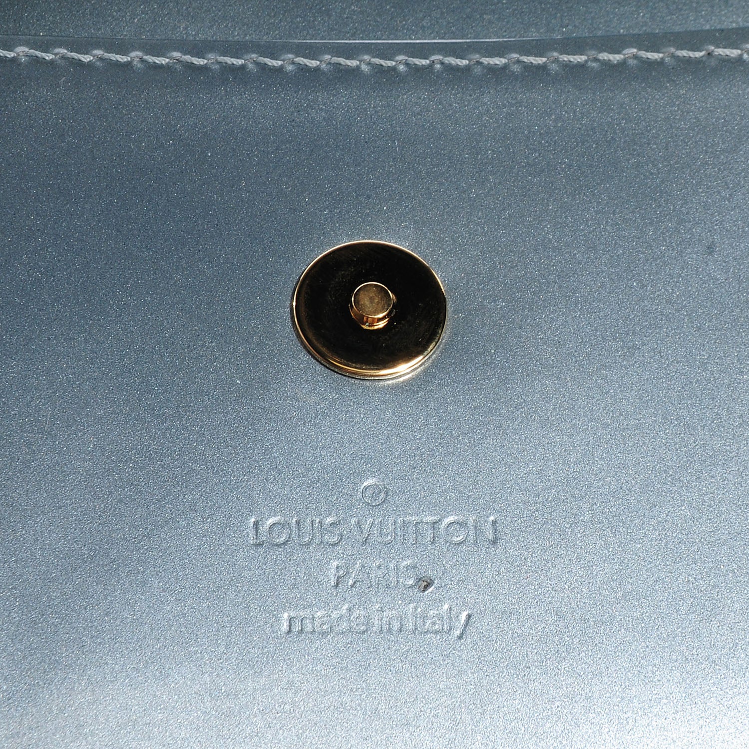 Louis Vuitton Patent Sobe Clutch Givre 6 of 7