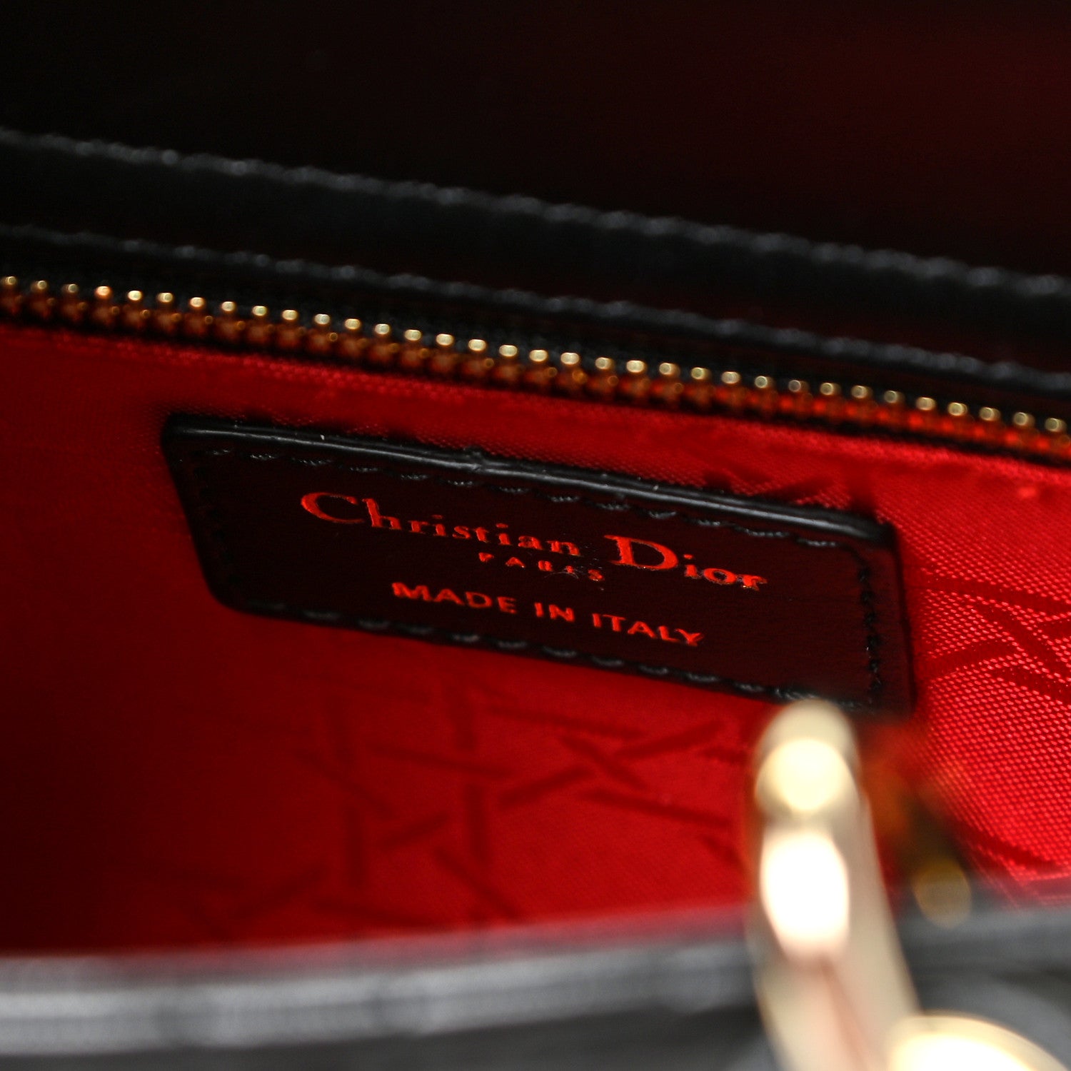 Christian Dior Lambskin Cannage Small My ABCDior Lady Dior Black 7 of 8
