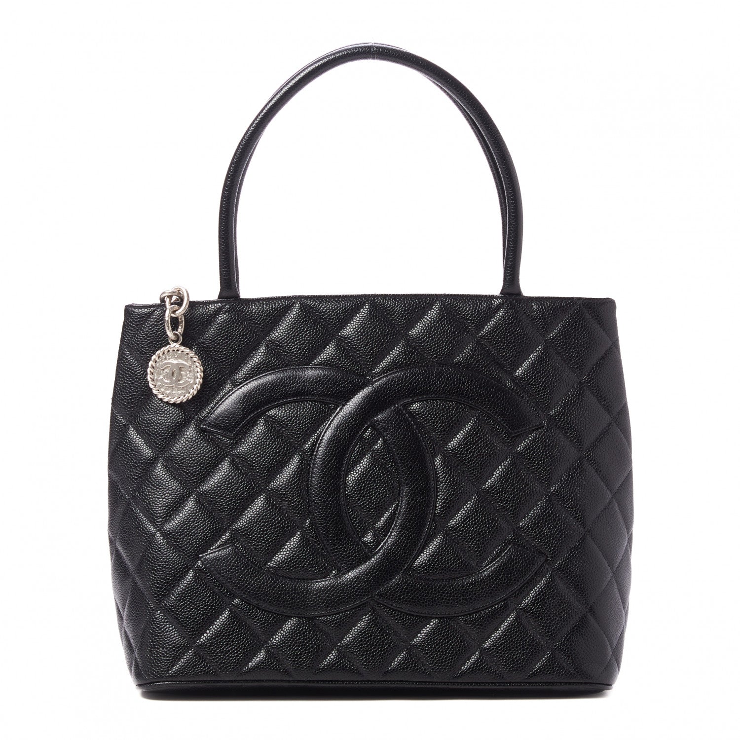 Chanel Caviar Quilted Medallion Tote Black 1 of 10