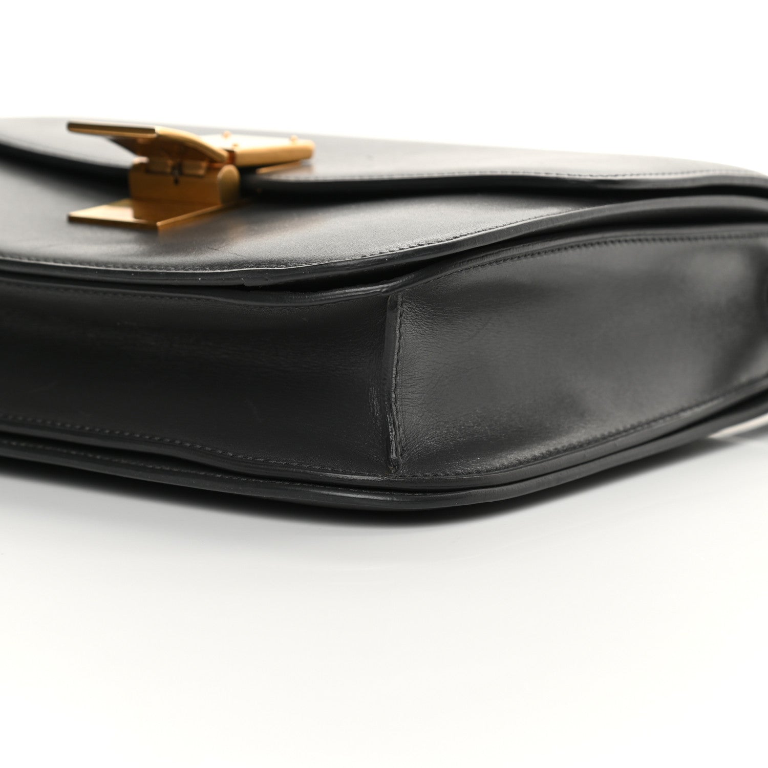 Celine Box Calfskin Medium Classic Box Flap Bag Anthracite 10 of 18
