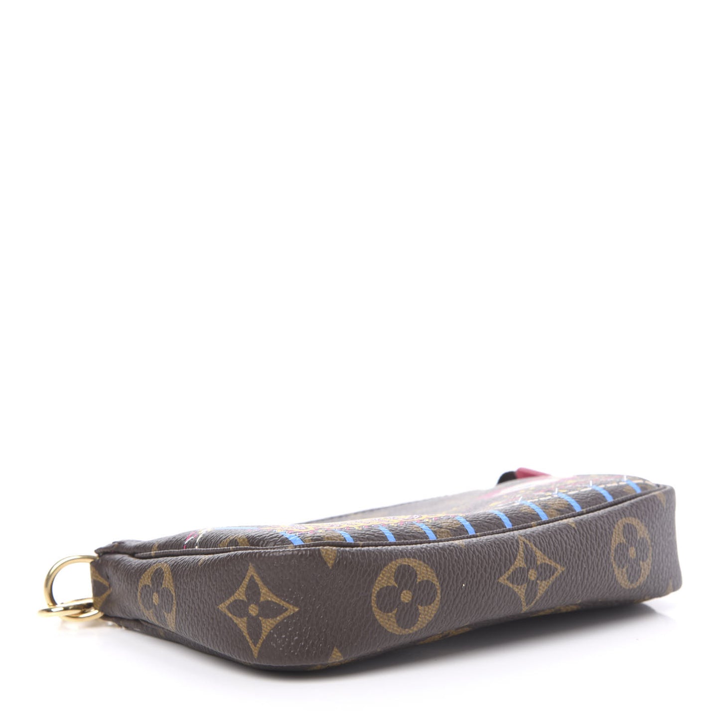 Monogram 2020 Christmas Animation Roller Coaster Mini Pochette Accessories Pivoine