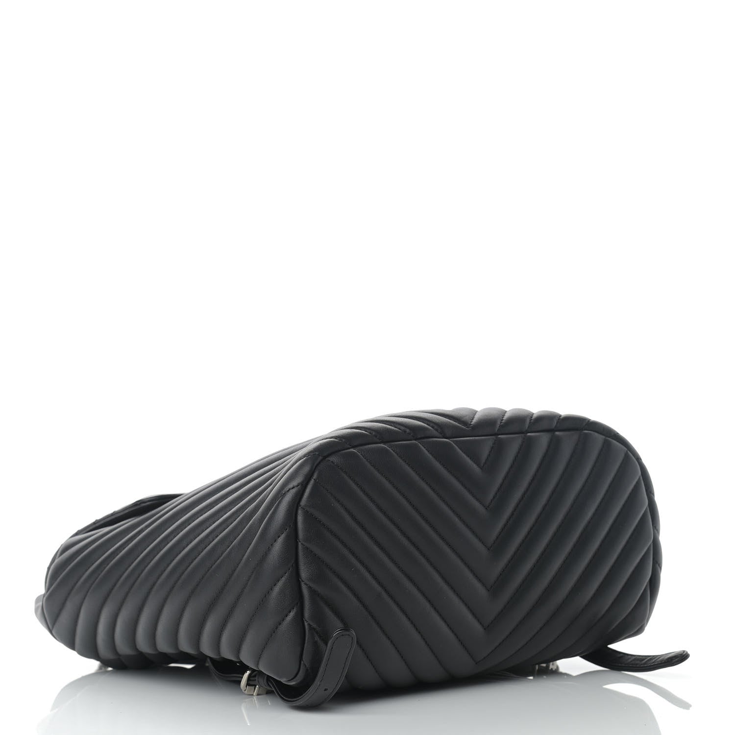 Chanel Calfskin Chevron Quilted Large Urban Spirit Backpack Black 4 of 13