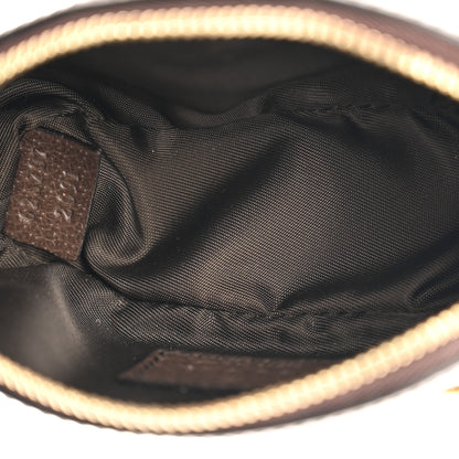 Gucci GG Supreme Monogram Web Ophidia Dome Key Pouch Beige New Acero 5 of 9