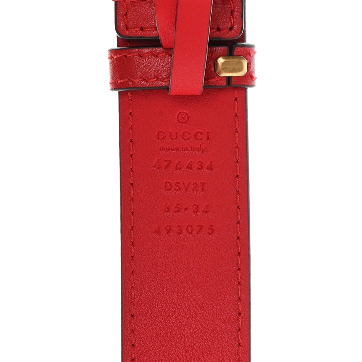 Calfskin Matelasse GG Marmont Belt Bag 85 34 Hibiscus Red
